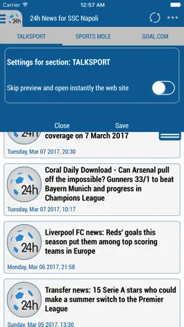 Game screenshot 24h News for SSC Napoli hack