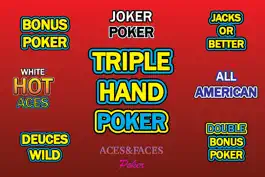 Game screenshot Triple Play Video Poker apk