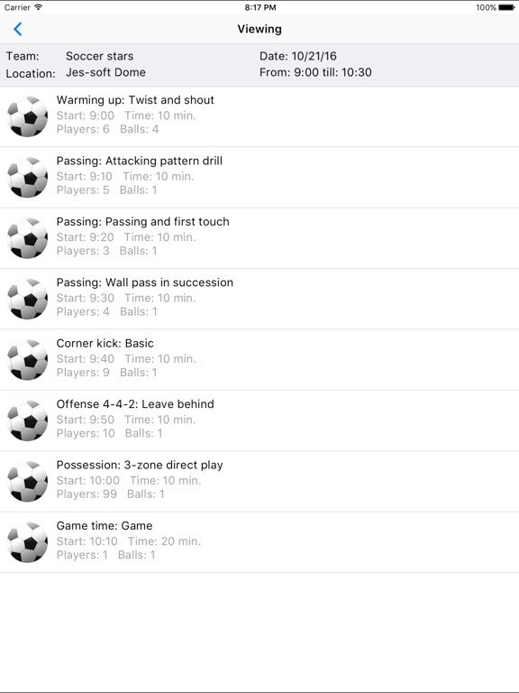 Screenshot #6 pour Soccer Playview
