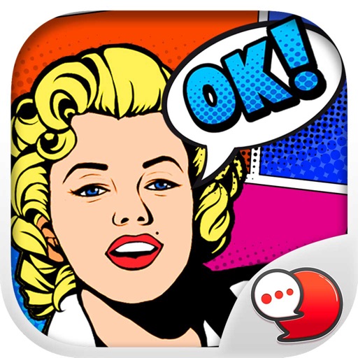 Pop Art Chat Stickers for iMessage icon