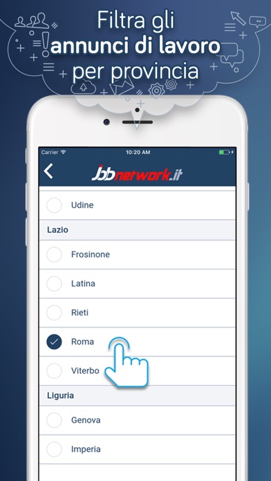 Screenshot #3 pour Annunci di lavoro JobNetwork