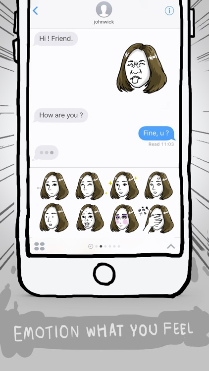 Jookgru Hib Funny Cartoon Stickers for iMessage