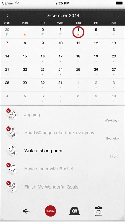 My Wonderful Goals * To-do note for my daily life