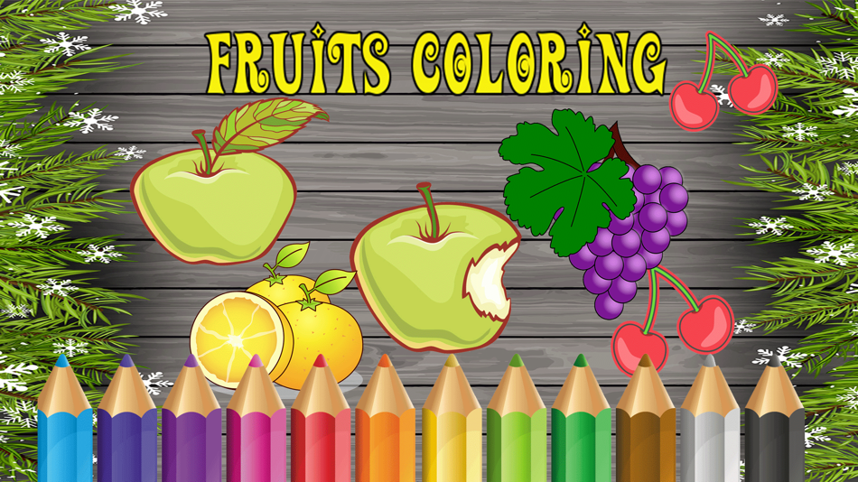 fruit coloring book pages - 1.0 - (iOS)