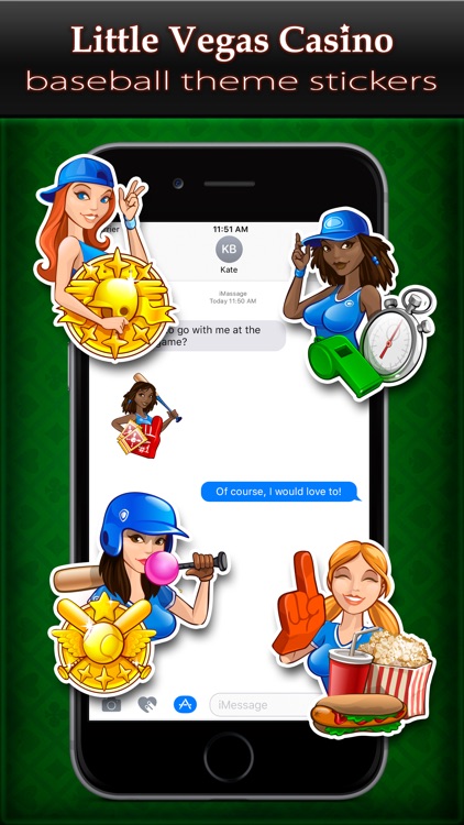 Baseball cheerleading Stickers