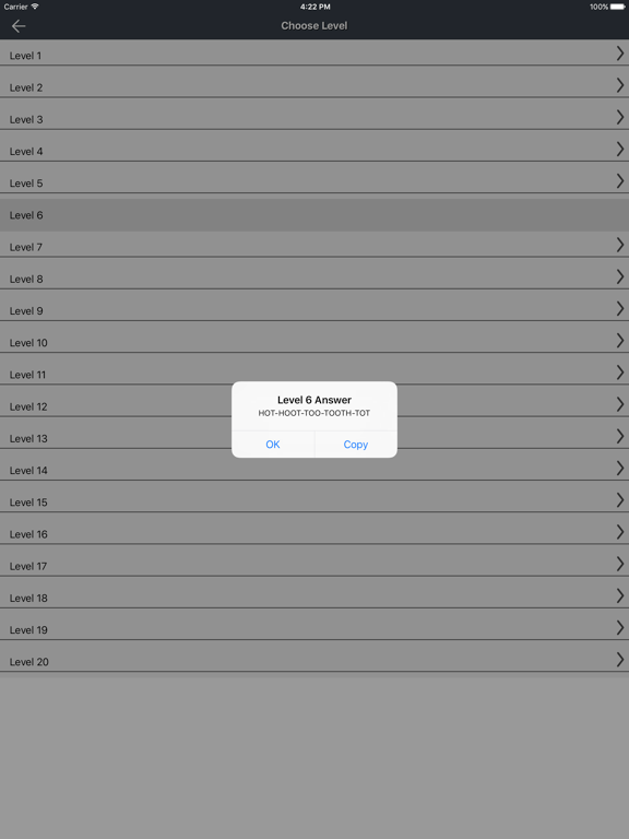 Screenshot #5 pour Cheats for Word Cookies - All Level Answers