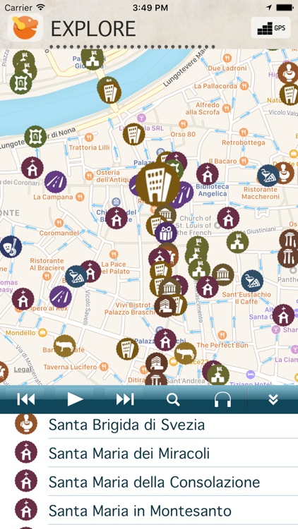 iDotto Rome – Intelligent GPS audio guide