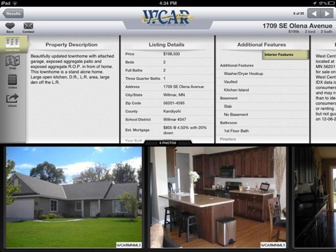 WCAR Homes For Sale for iPad screenshot 2