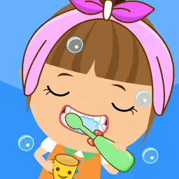 Amy likes to brush his teeth app icon