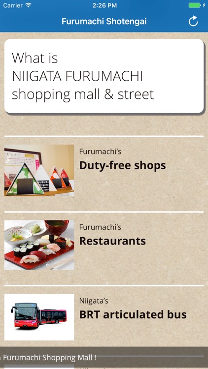 NIIGATA FURUMACHI SHOPPING GUIDE