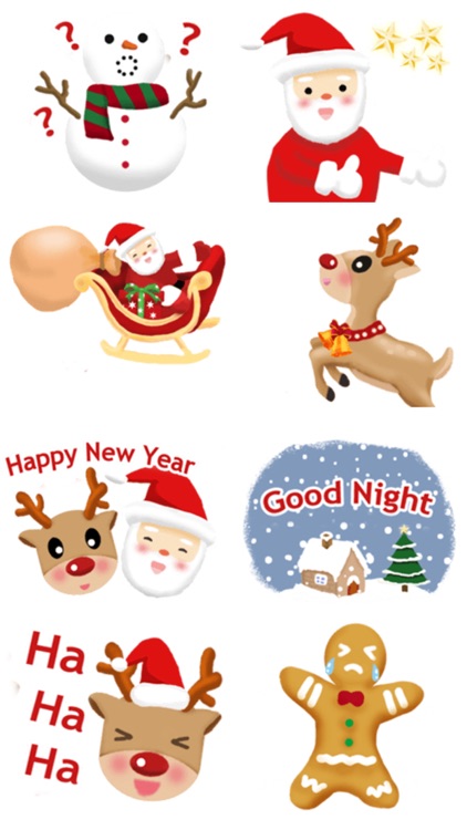 New Santa Stickers!