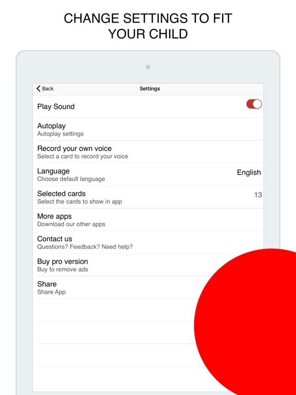 Colors Flashcard for babies and preschool iPad screenshot
