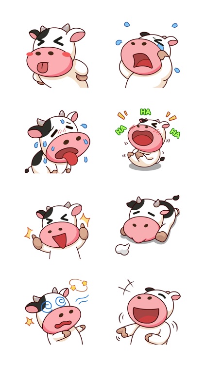 Momo Cow Sticker Pack