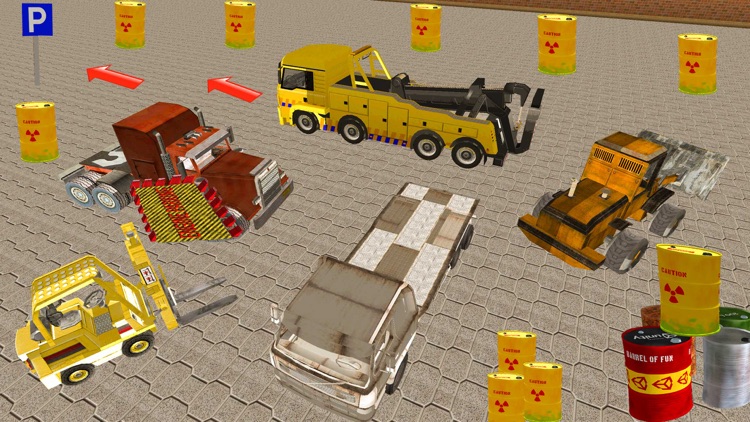 Industrial Construction Machinery Vehicle Parking