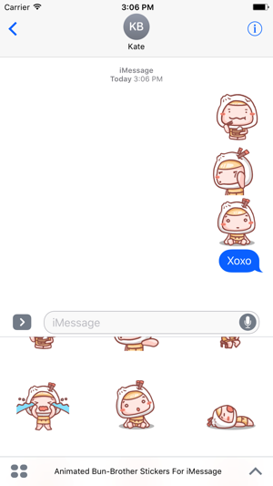 Animated Bun-Brother Stickers For iMessage(圖4)-速報App