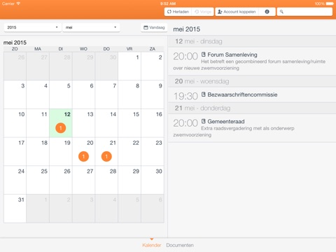 Gemeente Oudewater (raad) – papierloos vergaderen screenshot 2