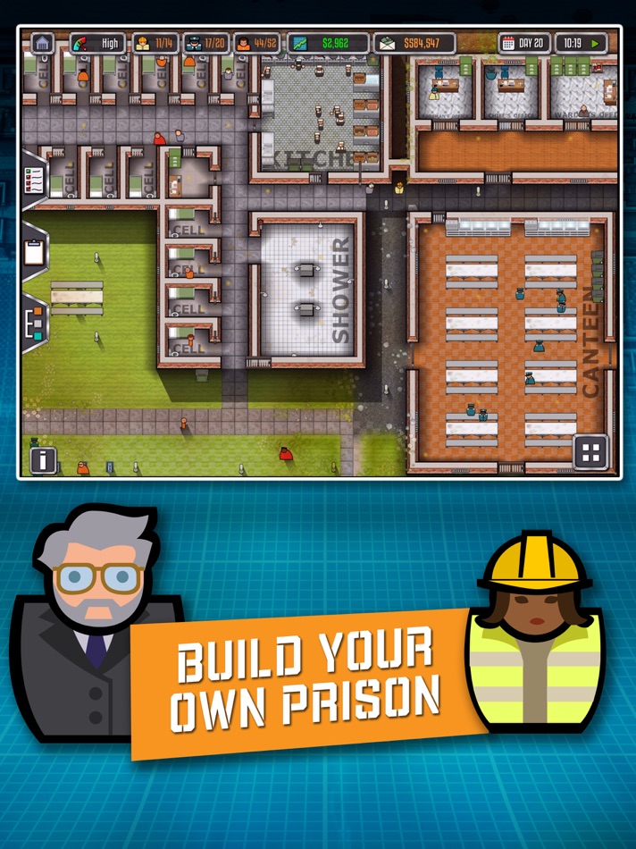 #1. Prison Architect: Mobile (iOS) di: Paradox Interactive