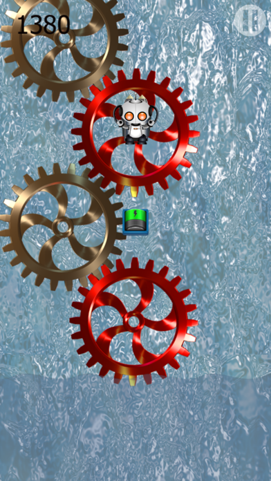 Screenshot #1 pour Super robot falls in 2 gravity pit - chute jeux