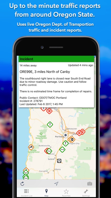 Oregon Roads - Traffic Reports & Cameras screenshot-0