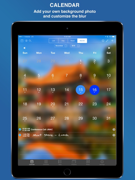 Screenshot #2 for InFocus Pro - All-in-One Organizer