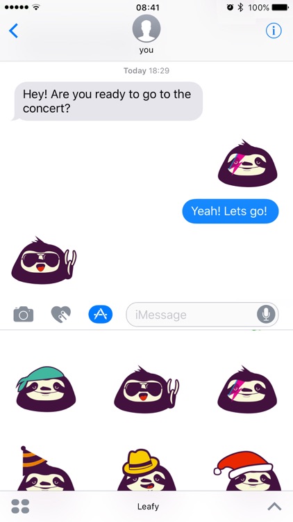 Leaf Music Stickers - Leafy Emojis screenshot-4