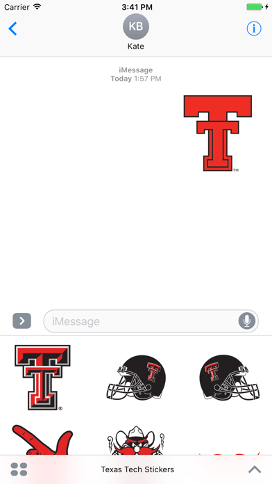 Screenshot #3 pour Texas Tech Stickers