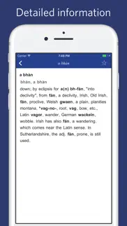 gaelic etymology dictionary iphone screenshot 2