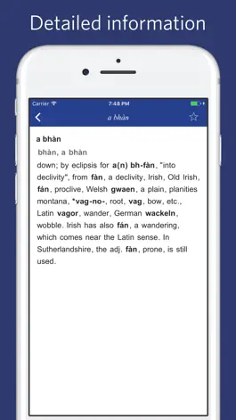 Game screenshot Gaelic etymology dictionary apk