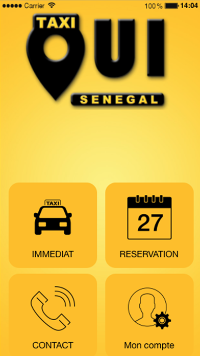 Screenshot #1 pour OUI TAXI SENEGAL