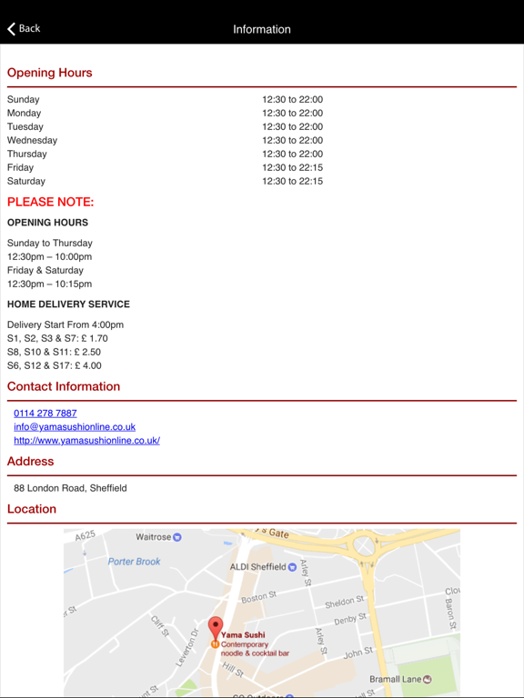 Screenshot #4 pour Yama Sushi Online