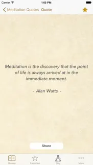 meditation quotes iphone screenshot 1