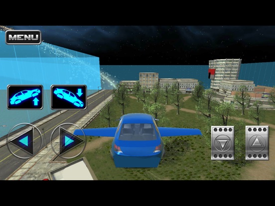 Screenshot #5 pour Flying Space Car Simulator 3D