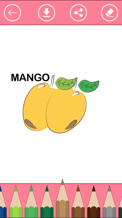 Fruit Coloring Book: Learn to color & draw fruits