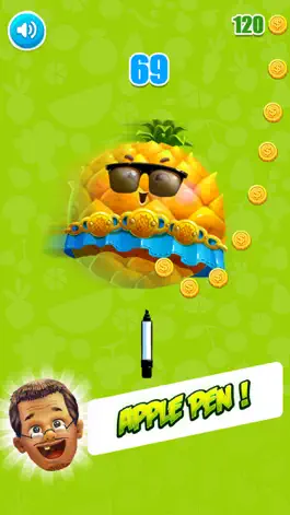 Game screenshot Pineapple Pen Shooting - i have a PPAP apple pen apk