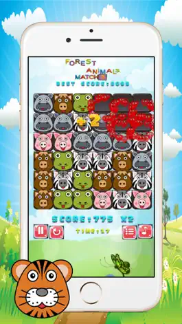 Game screenshot Forest Animals Match3 - matching pictures mod apk