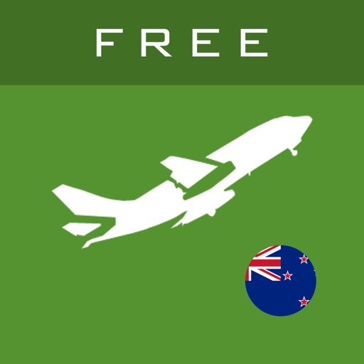 New Zealand Flight Free Icon
