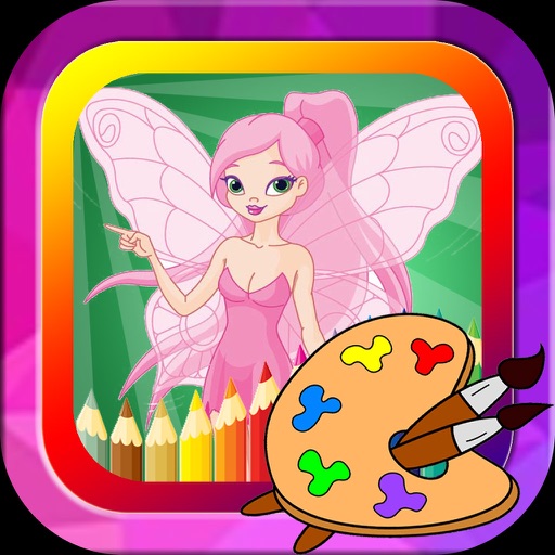 Princess Fairy Tale and Wonderland Coloring page iOS App