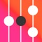 Jumpy line is a fun addictive game where you are black dot and you have to jump across lines through a field of white dots and try not to collide into anything