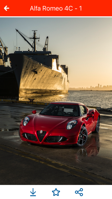 HD Car Wallpapers - Alfa Romeo 4C Edition iPhone screenshot 5 - Lifestyle app