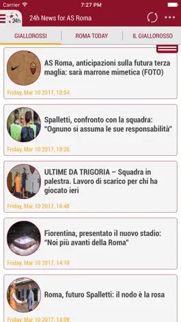 Game screenshot 24h News for AS Roma mod apk