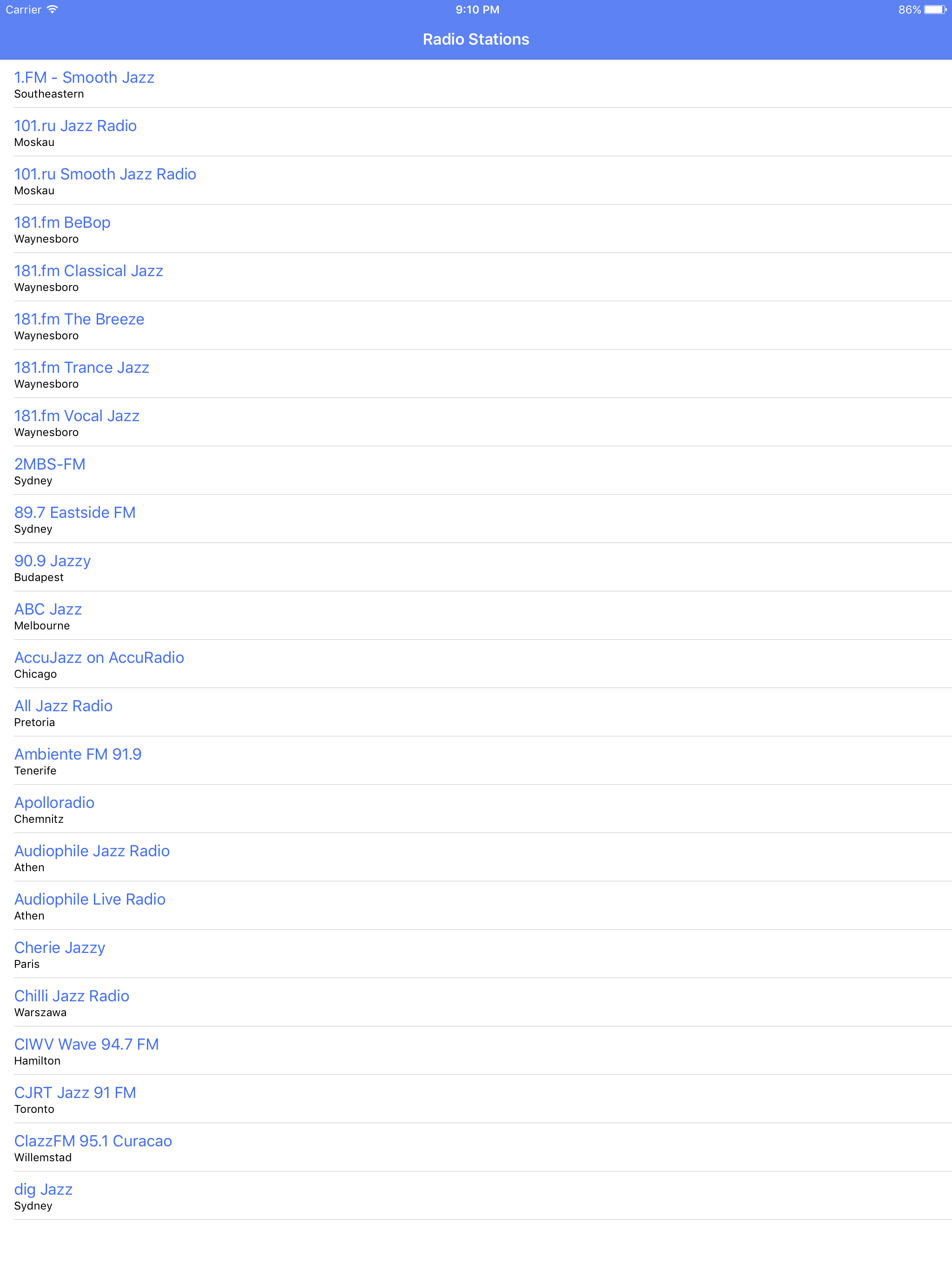 Radio Channel Jazz FM Online Streaming screenshot 3