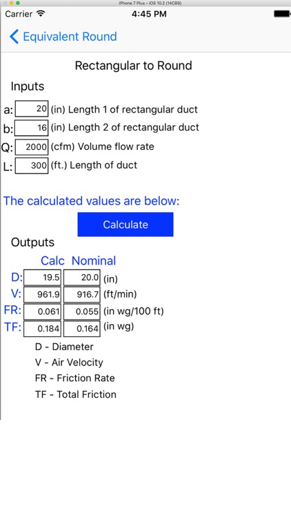 Equivalent Round -