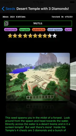 Game screenshot Amazing Seeds for Minecraft apk