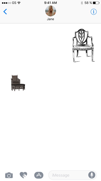 More Chairs Two Sticker Pack