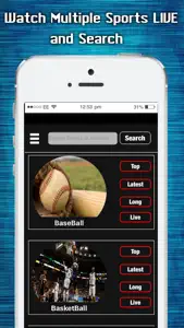 Sports TUBE LIVE - Scores, Updates & Highlights screenshot #1 for iPhone