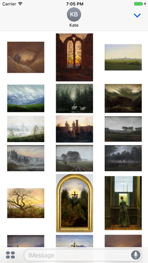 Caspar David Friedrich Paintings for iMessage(圖2)-速報App