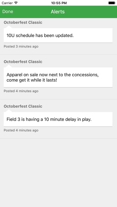 Triple Play Tournaments iPhone screenshot 5 - Sports app