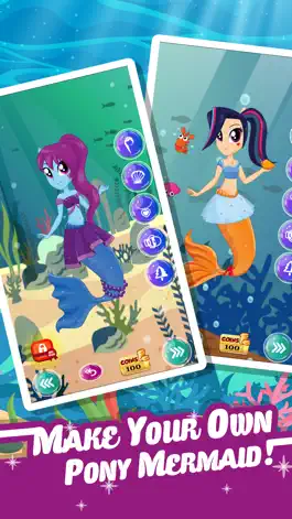 Game screenshot Pony Dress Up Game for Girls - Create Your Mermaid hack