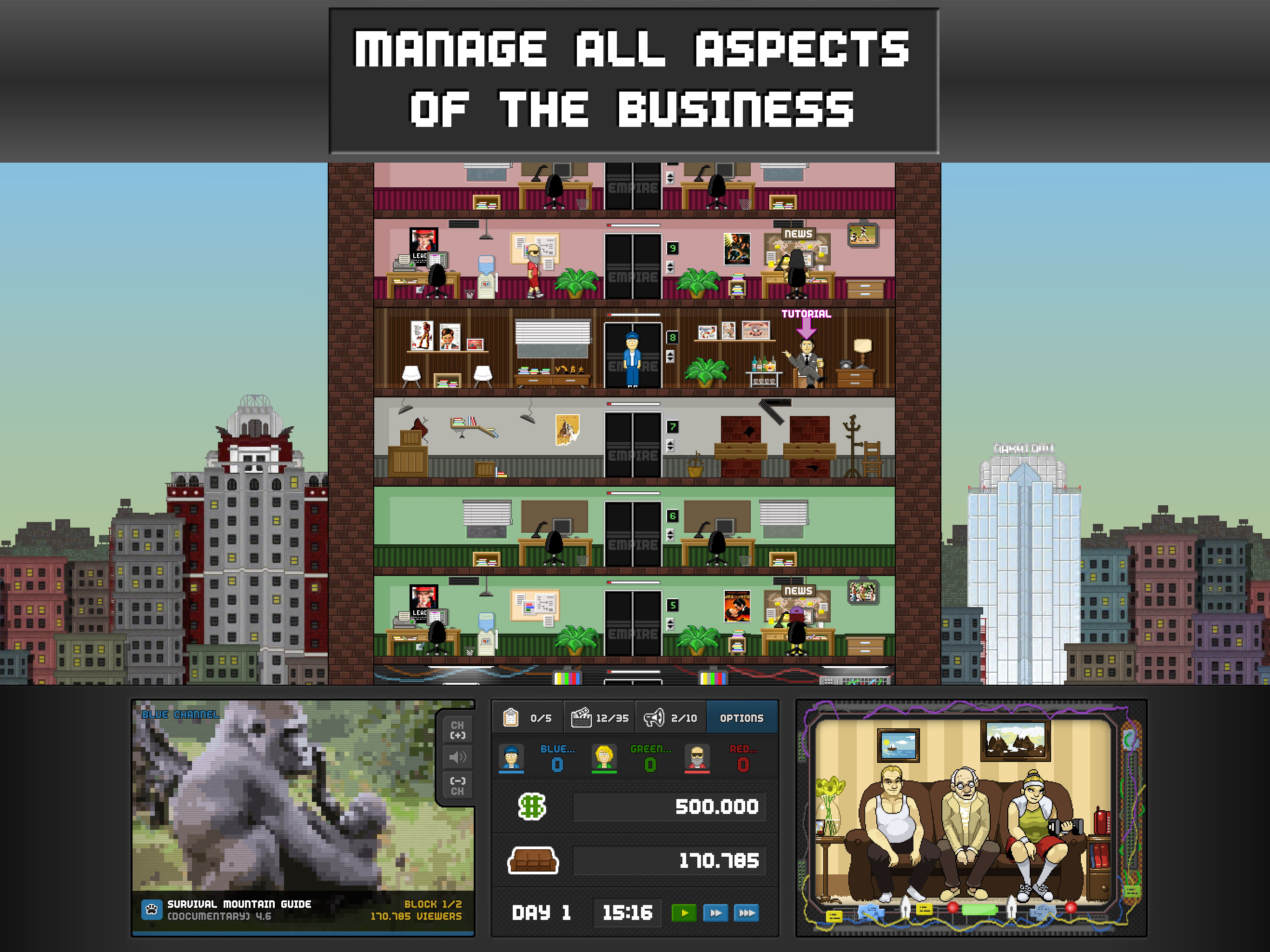 Empire TV Tycoon screenshot 4