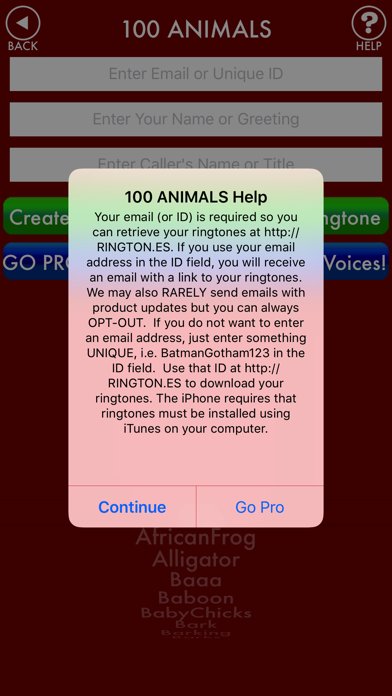 100ANIMALS + RINGTONES Animal Ring Tone Soundsのおすすめ画像3